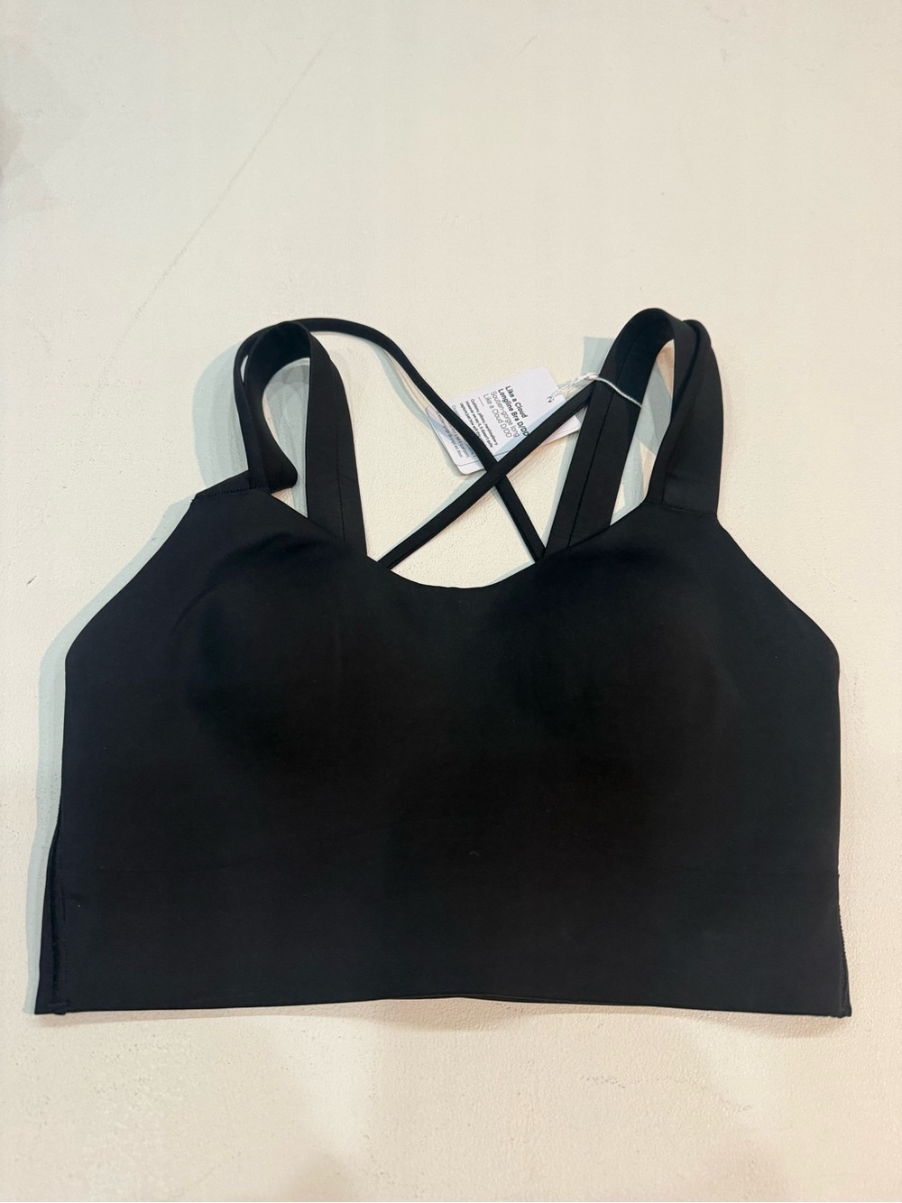 lululemon athletica Black Cross-Back Sports Bralette